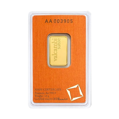 10 Gram Valcambi Suisse Gold Bar - Image 2