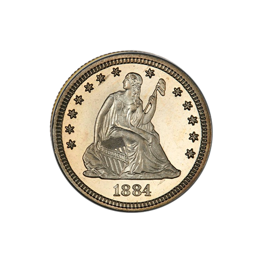 liberty seated quarters ( Gold Coin )